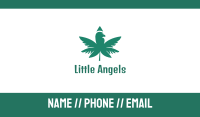 Moss Green Cannabis Business Card Image Preview