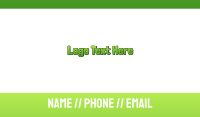 Tropical Green Business Card Image Preview