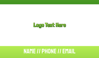 Tropical Green Business Card Image Preview