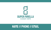 Mobile Number Two Business Card Image Preview