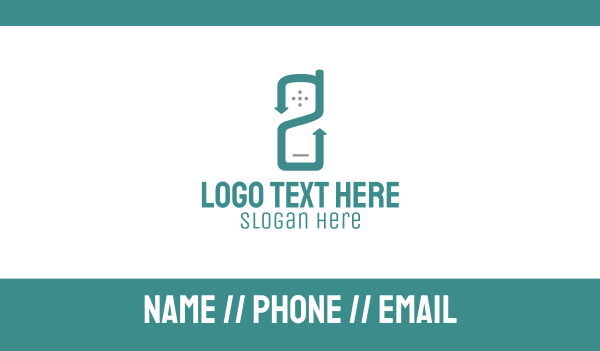 Mobile Number Two Business Card Design Image Preview