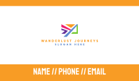 Colorful Email App Business Card Image Preview