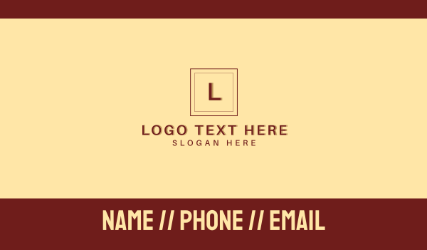 Red Law Firm Letter Business Card Design Image Preview
