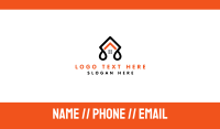Abstract House Roof Business Card Image Preview