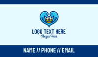 Crown Dove Birds  Business Card Image Preview
