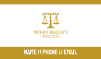 Gold Pebble Law Firm Business Card Image Preview