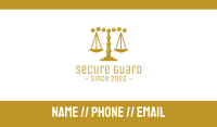 Gold Pebble Law Firm Business Card Image Preview