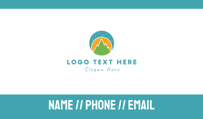 Night Landscape Business Card Image Preview