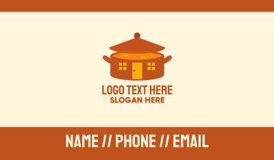 Home Cooking Soup Pot Business Card Image Preview