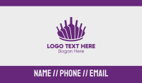 Purple Wine Bottles Business Card Image Preview