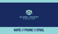 Ocean Sunrise Photography Business Card Image Preview