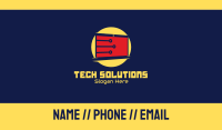 Digital Circuit Monitor Business Card Image Preview