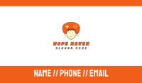 Orange Hat Controller Business Card Image Preview