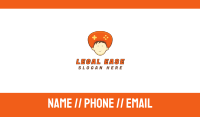 Orange Hat Controller Business Card Image Preview