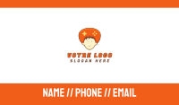 Orange Hat Controller Business Card Image Preview