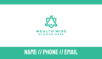 Elegant Golden Wordmark Business Card Image Preview