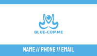Blue Angel Business Card Image Preview