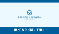 Blue Medical Stethoscope Business Card Image Preview