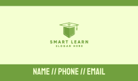 Green Pocket Graduation Business Card Image Preview