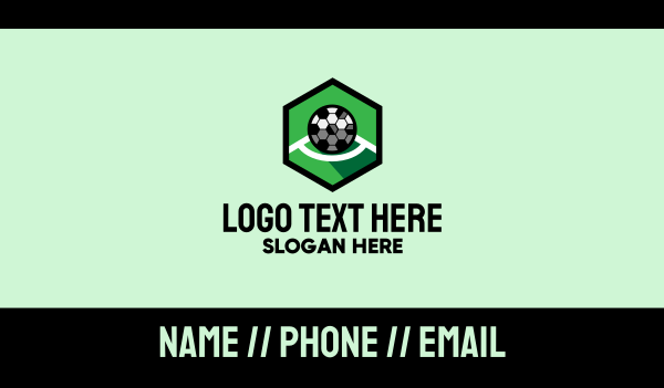 Soccer Football Corner Business Card Design Image Preview
