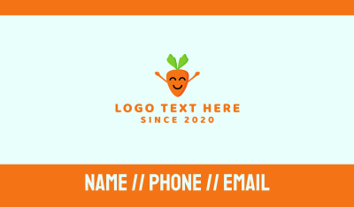 Happy Carrot Business Card