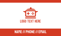Cooking Pot Game Business Card Image Preview