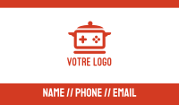 Cooking Pot Game Business Card Image Preview