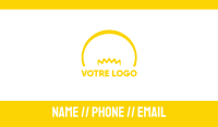 Yellow Bulb Business Card Image Preview