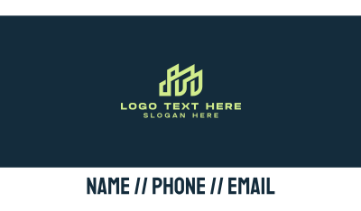 Green Property Symbol Business Card Image Preview
