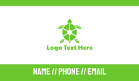 Eco Turtle Business Card Design