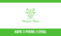 Green Human Vines  Business Card Image Preview