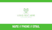Green Human Vines  Business Card Image Preview