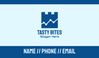Blue Turret Statistics Business Card Image Preview