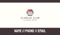 Stained Glass Santa Claus Business Card Image Preview