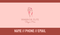 Hand Skincare Outline Business Card Image Preview