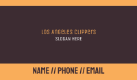 Brown Wordmark Text Business Card Image Preview