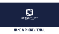 Magical Gaming Letter O Business Card Image Preview