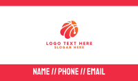 Abstract Basketball Shell Business Card Image Preview