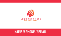 Abstract Basketball Shell Business Card Preview