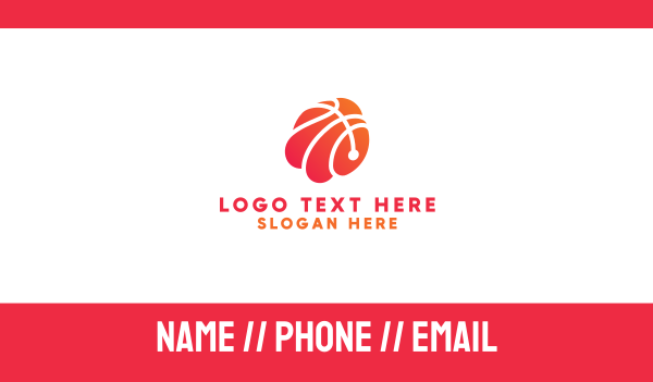 Abstract Basketball Shell Business Card Design Image Preview