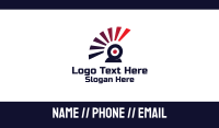 Web Cam Flash Business Card Image Preview