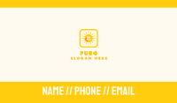 Sun Home Square Business Card Image Preview
