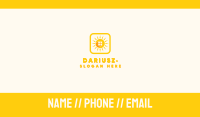Sun Home Square Business Card Image Preview