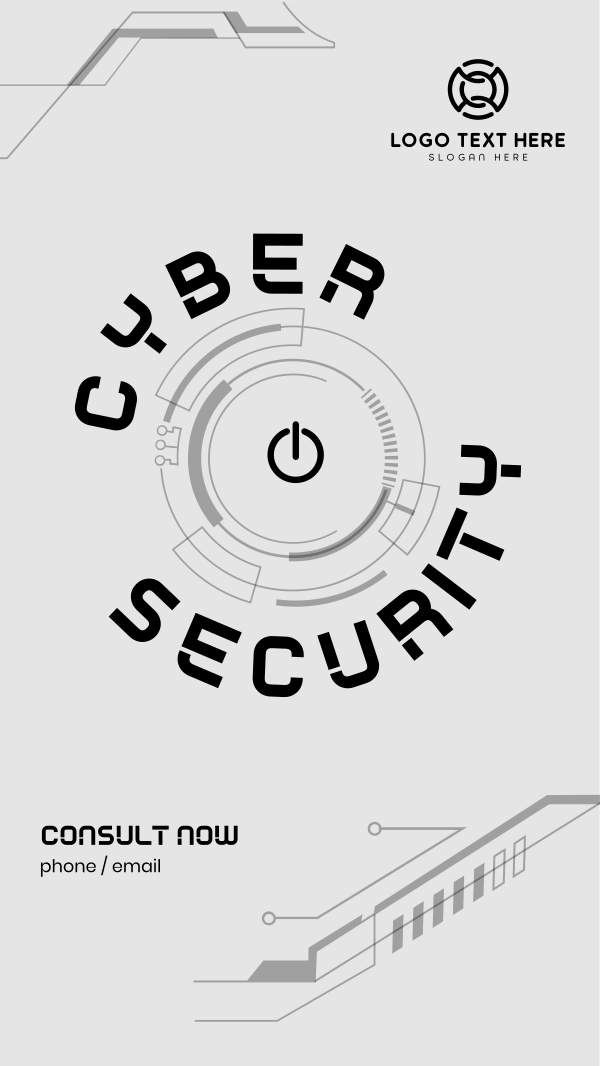 Cyber Security Instagram Story Design Image Preview