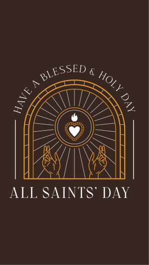 Holy Sacred Heart Facebook story Image Preview