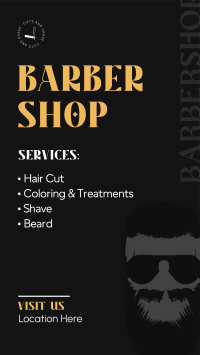 Bearded Services Facebook Story Design