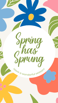 Spring Has Sprung Instagram Reel Design