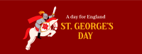 Happy St. George's Day Facebook cover Image Preview