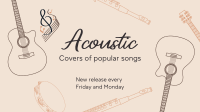 Acoustic Music Covers Facebook Event Cover Design