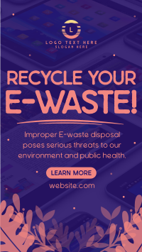 Recycle your E-waste YouTube short Image Preview